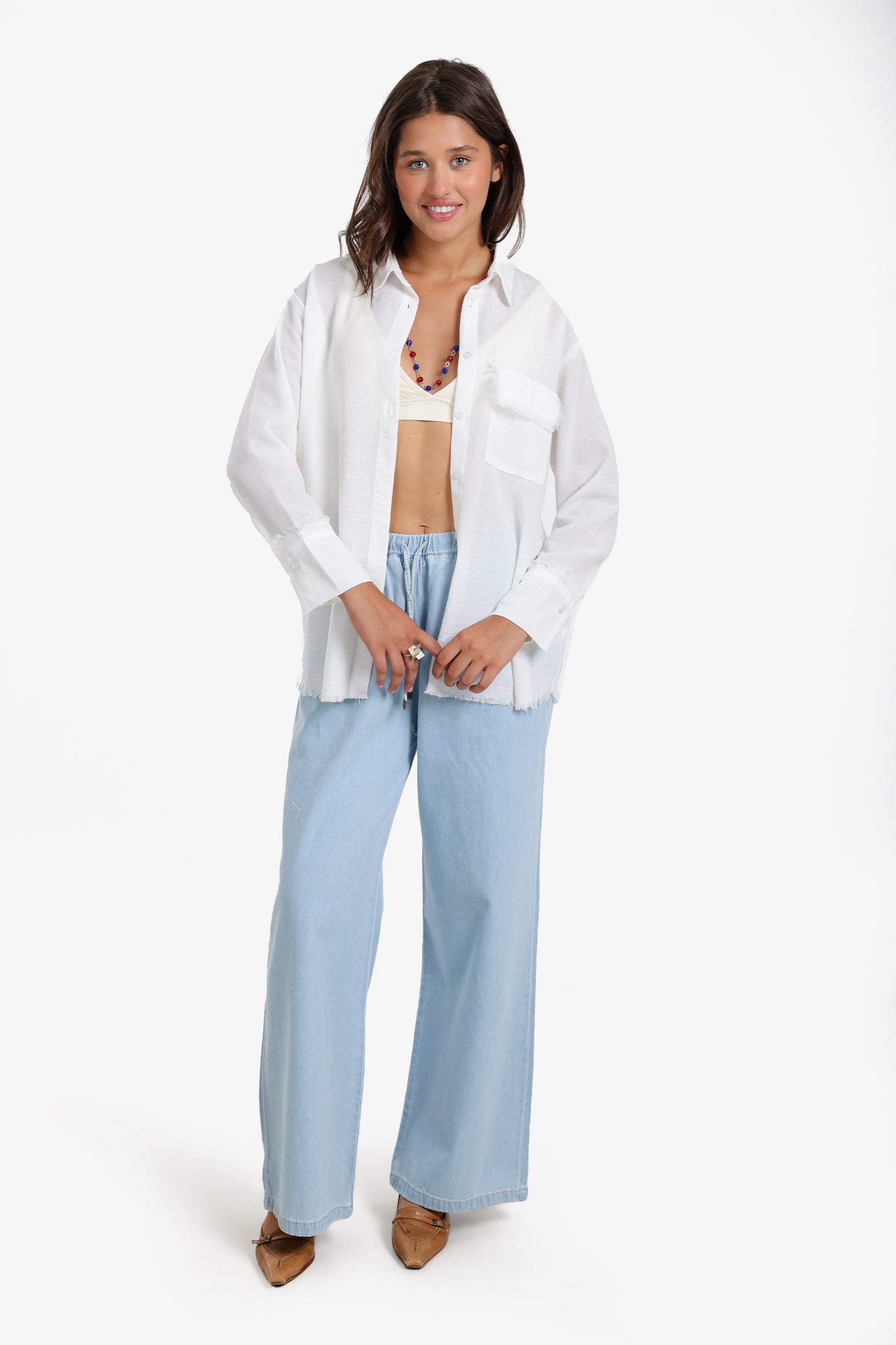 Relaxed Fit Tencel Shirt