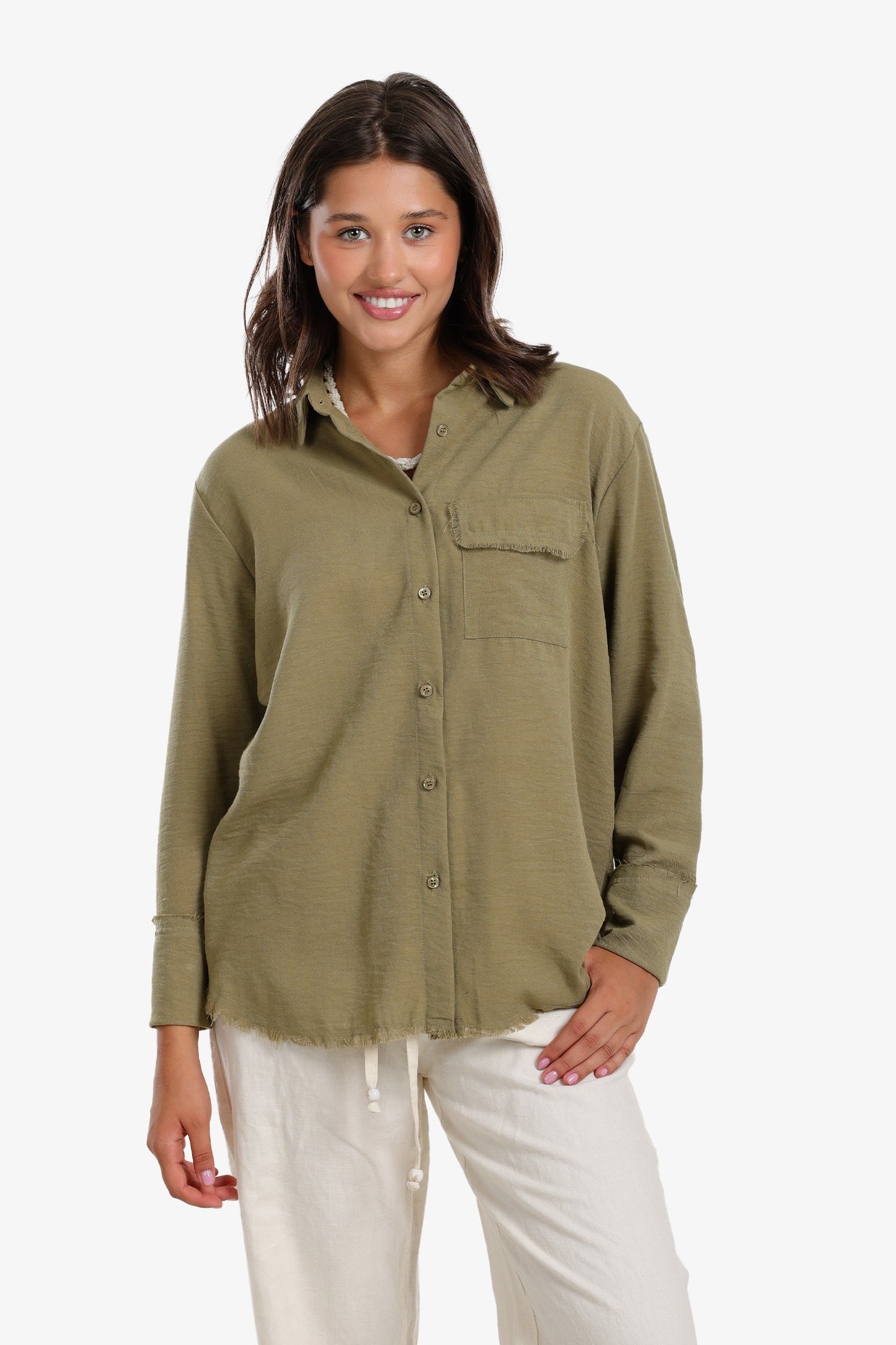 Relaxed Fit Tencel Shirt