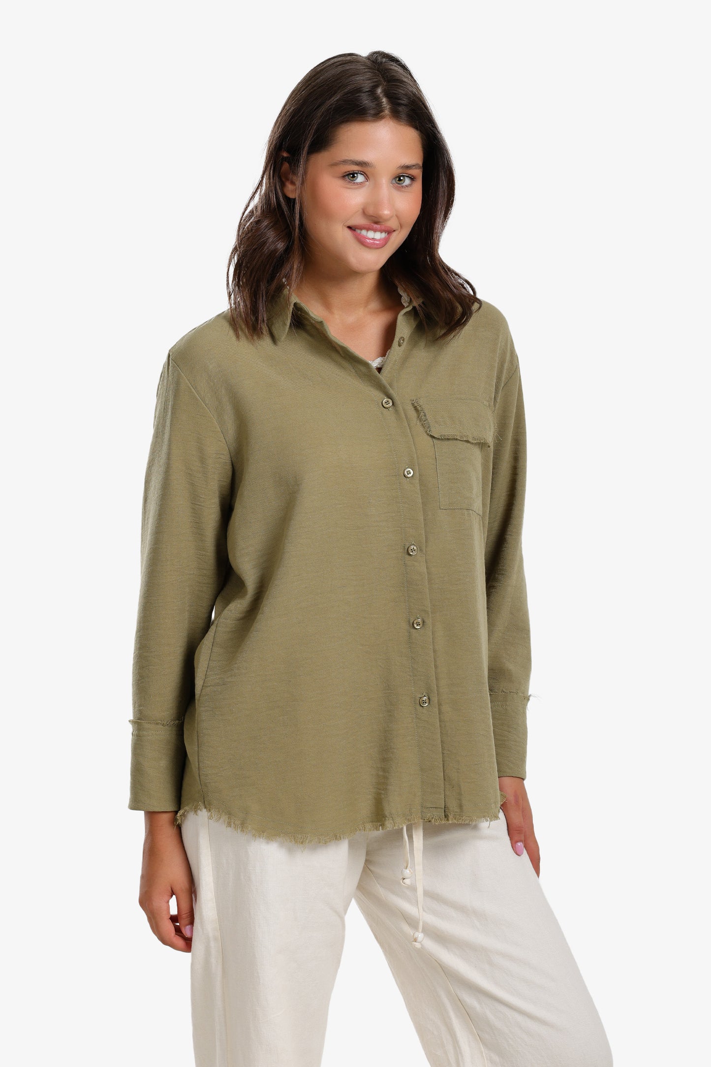 Relaxed Fit Tencel Shirt
