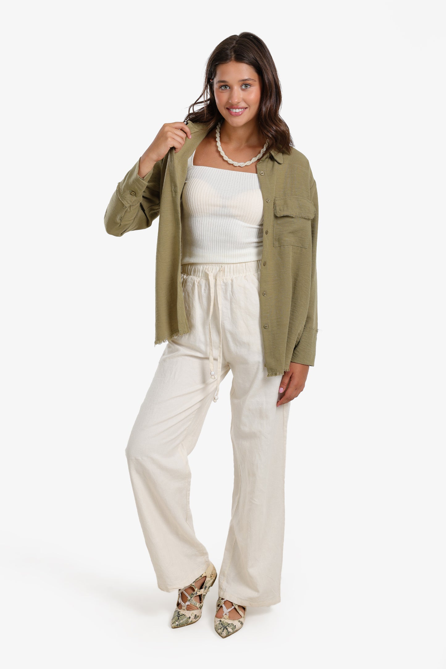 Relaxed Fit Tencel Shirt