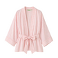 Open-Front Striped Kimono