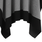 Wide Black Trim Poncho