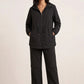 Hooded Drawstring Lounge Jacket