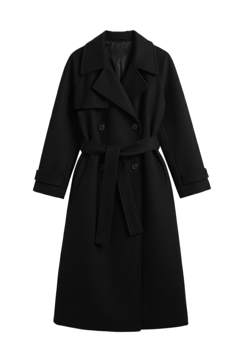 Double Breasted Wool Coat