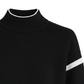 Contrast-Trim Wool Pullover