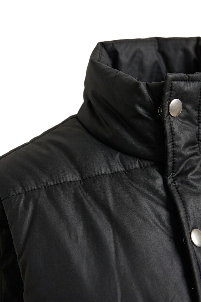 High Neck Puffer Vest