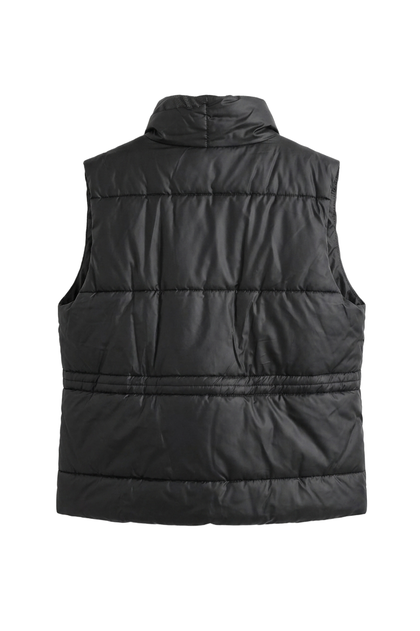 High Neck Puffer Vest