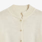 Knit Button-Front Cardigan