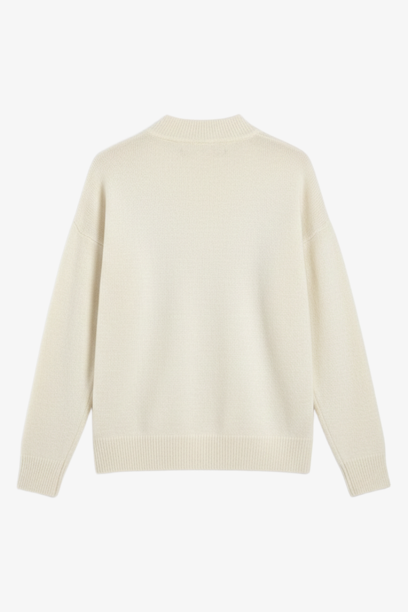 Knit Button-Front Cardigan