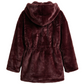 Hooded Faux Fur Coat