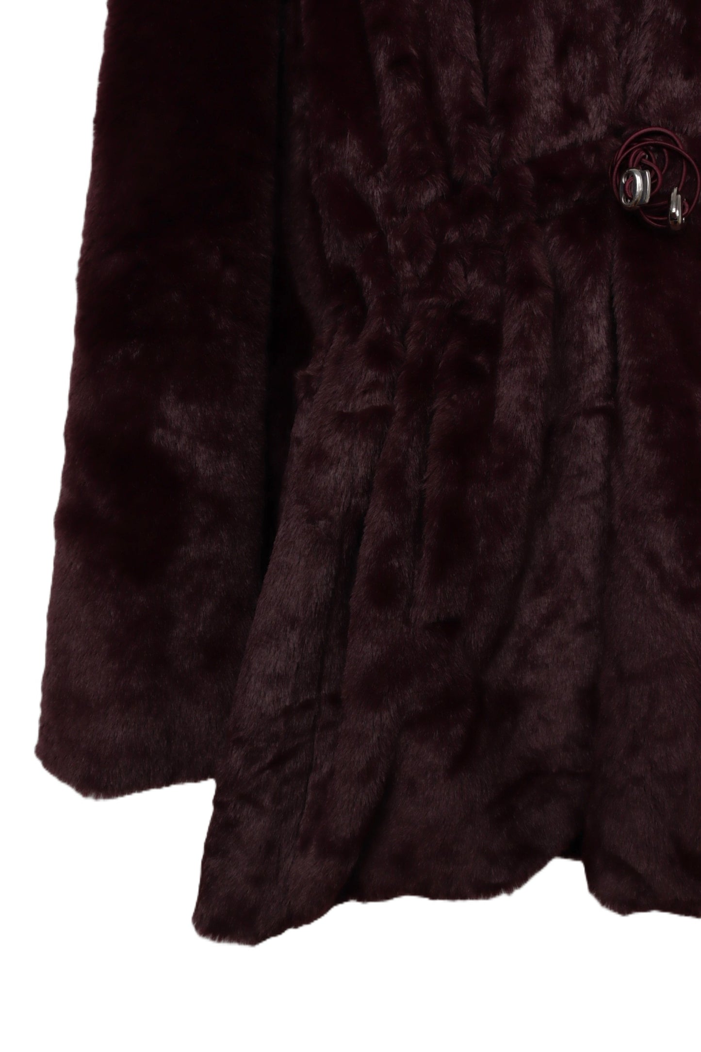 Hooded Faux Fur Coat