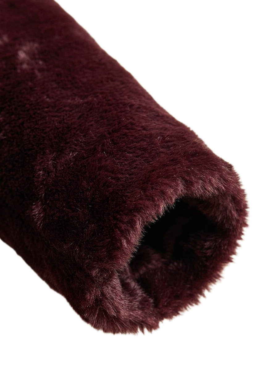 Hooded Faux Fur Coat