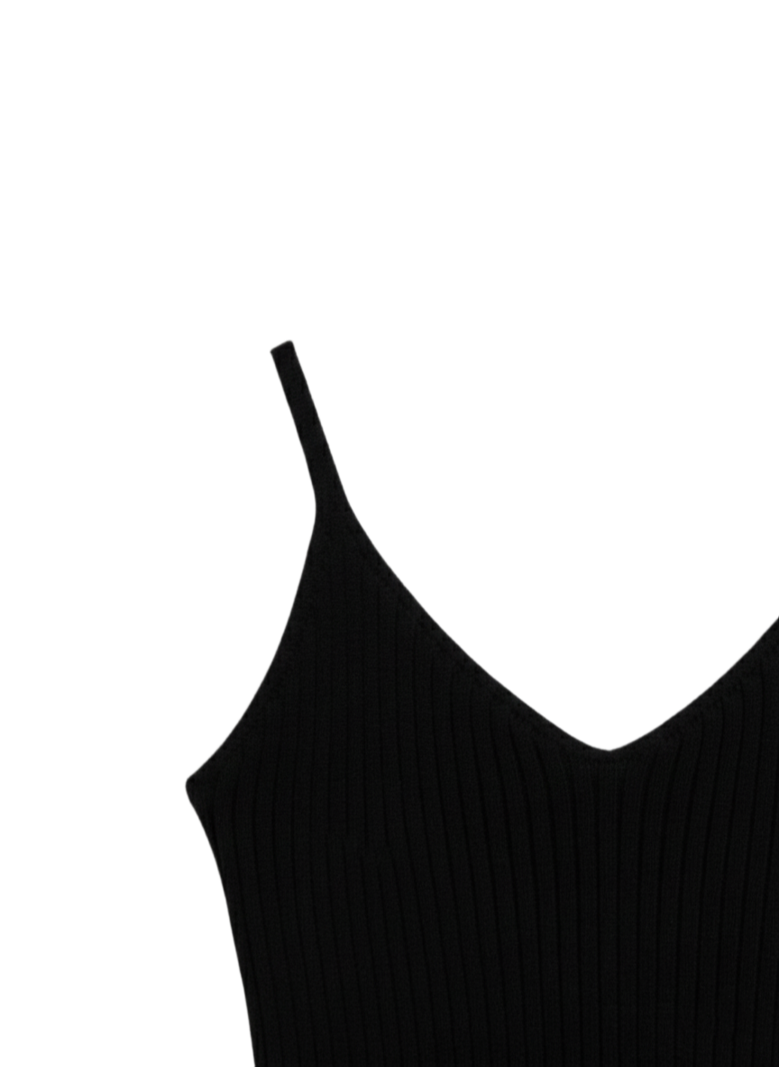 Cropped Slim Fit Top