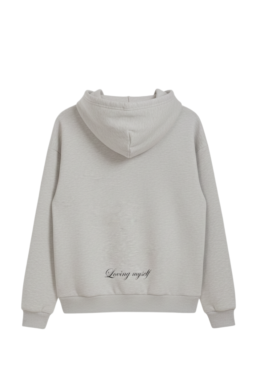 Heart-Print Lounge Sweatshirt