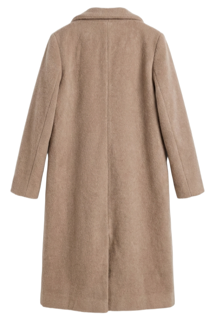 Open-Front Midi Coat