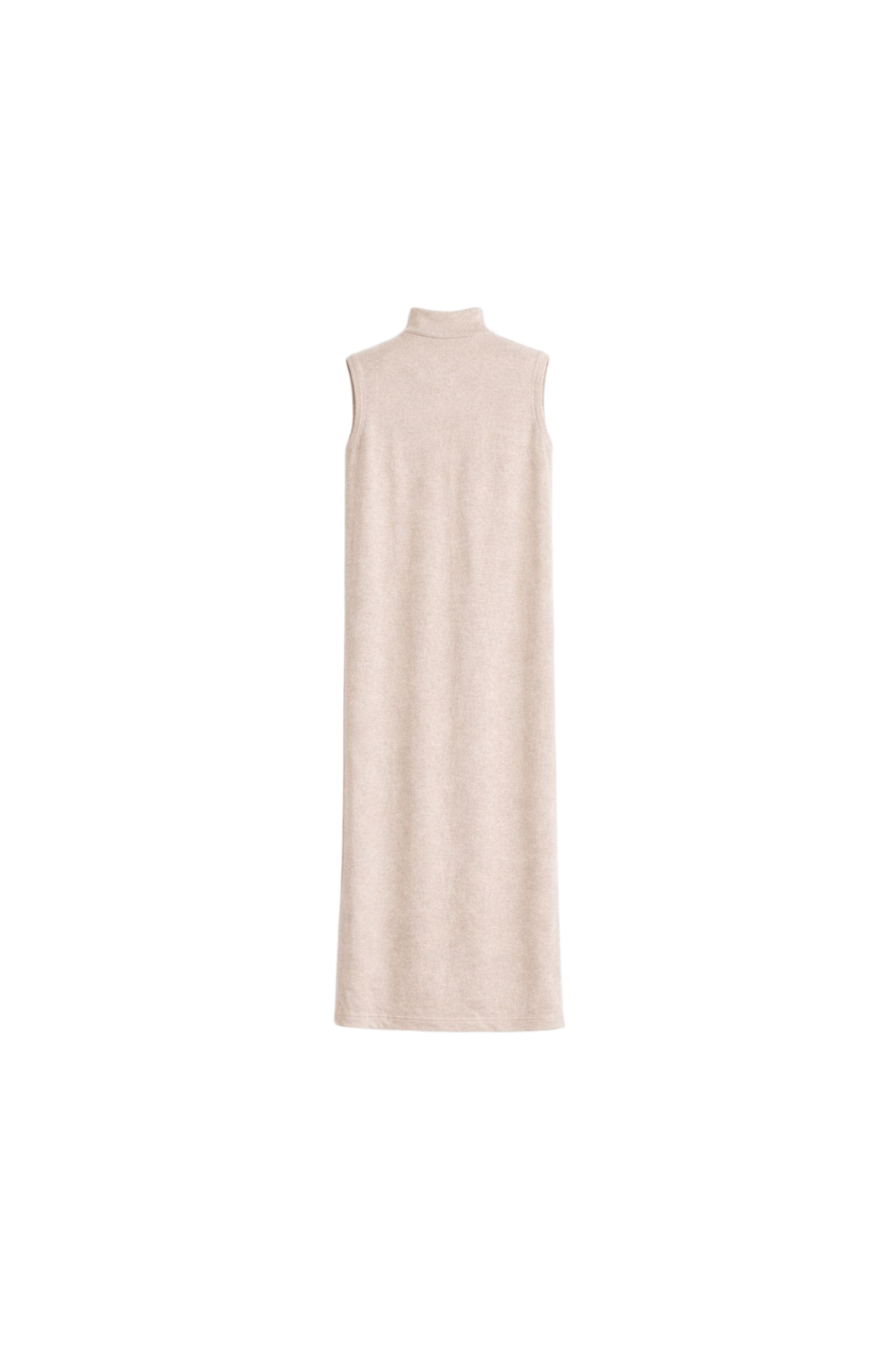 High Neck Midi Dress