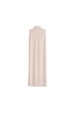 High Neck Midi Dress