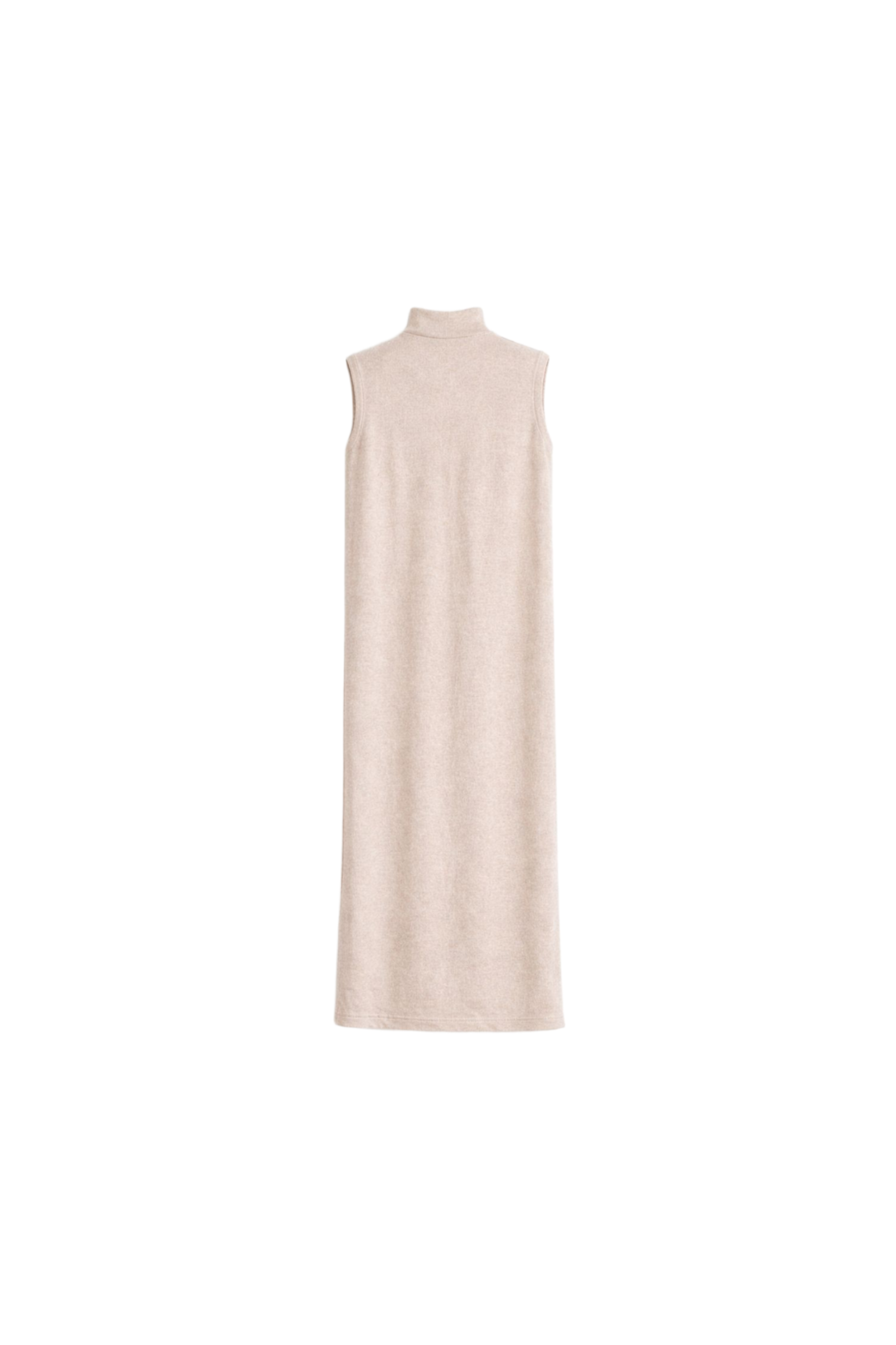 High Neck Midi Dress