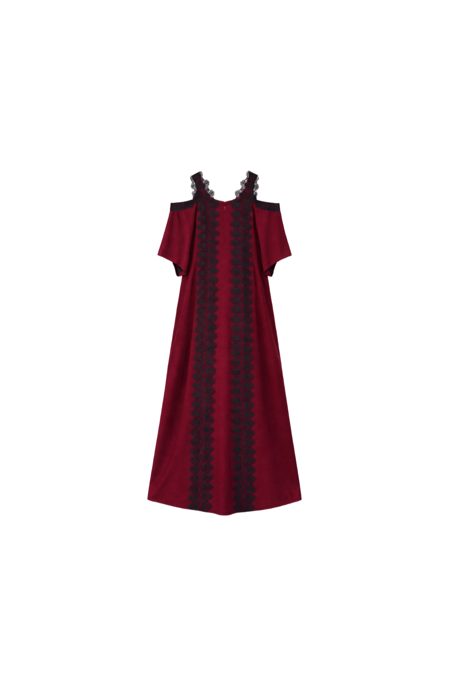 Cold-Shoulder Cutout Abaya
