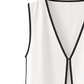 Sleeveless Long Vest