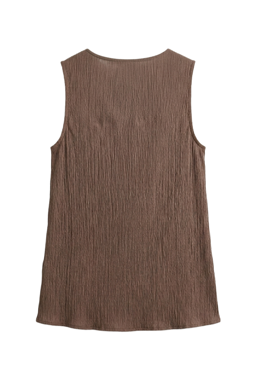 Relaxed Sleeveless Blouse