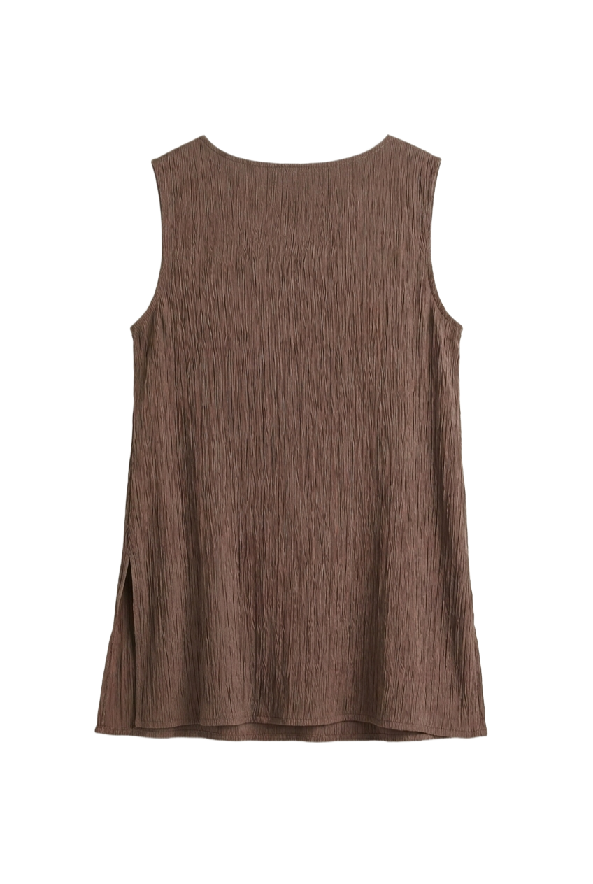 Relaxed Sleeveless Blouse