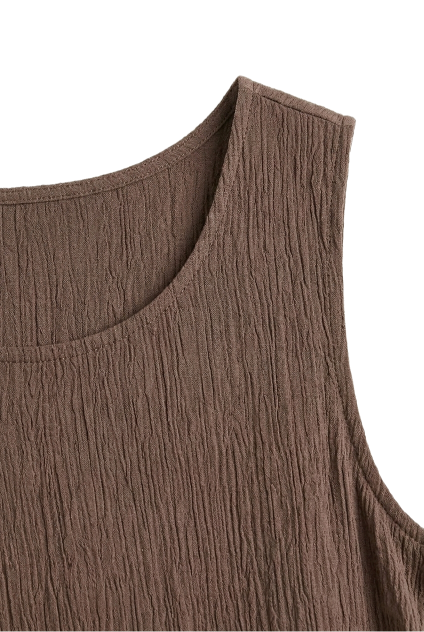 Relaxed Sleeveless Blouse