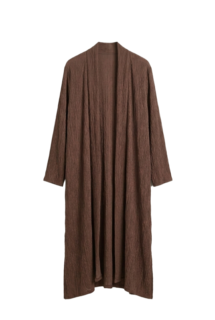 Textured Midi Kimono
