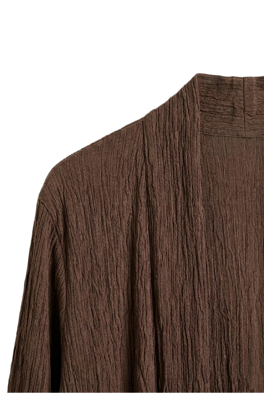 Textured Midi Kimono