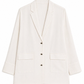 Relaxed Notch Collar Blazer