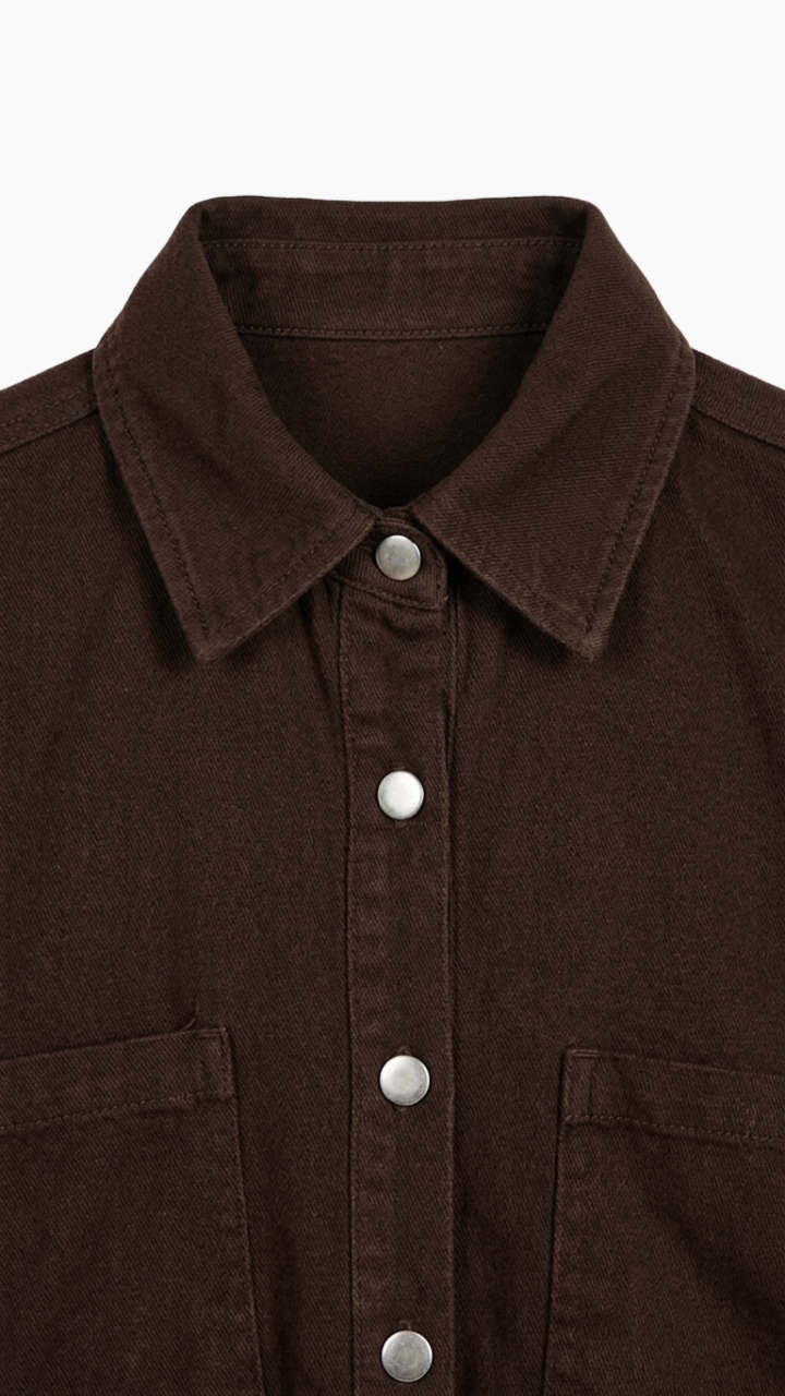 Frayed-Hem Denim Jacket