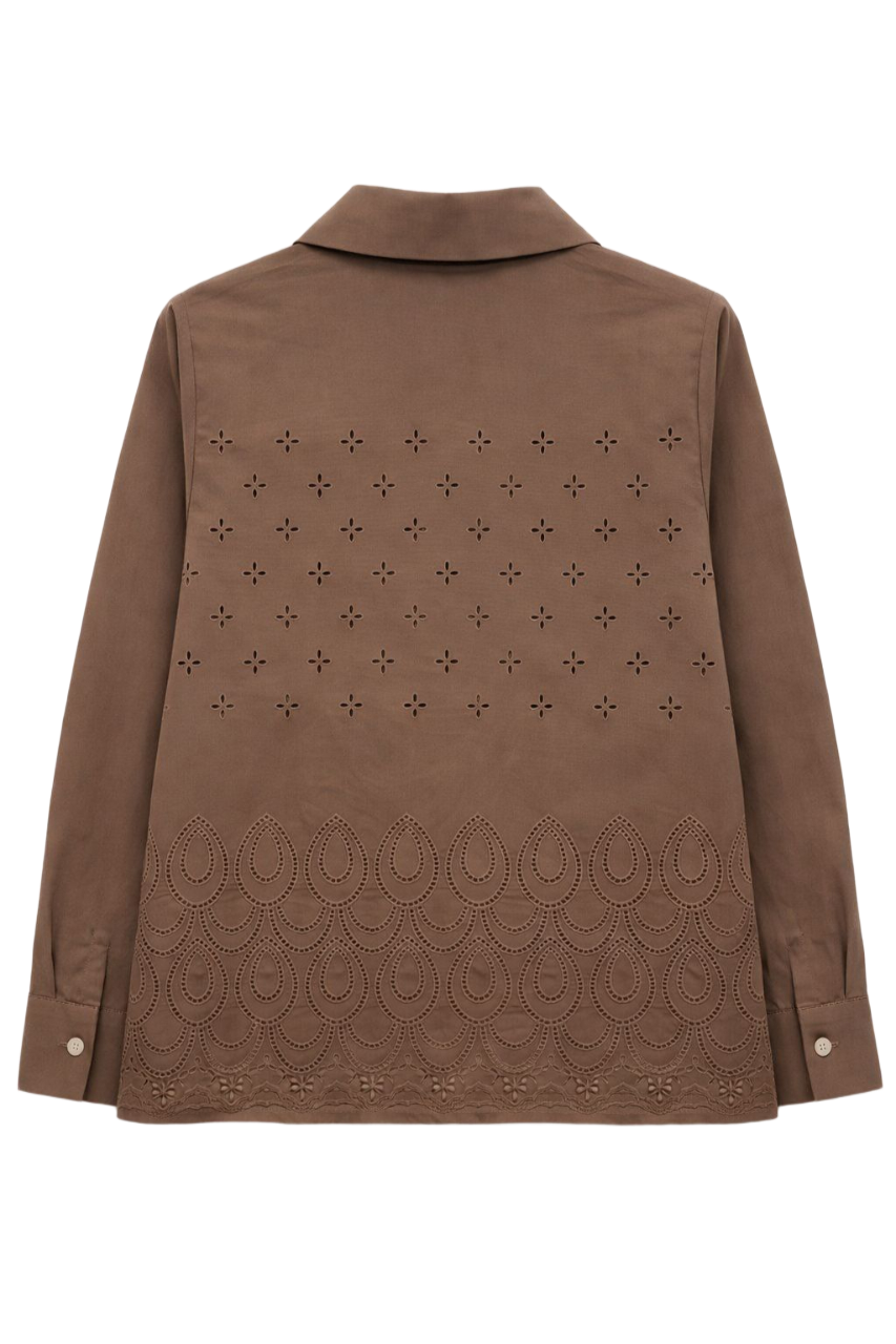 Eyelet Embroidered Shirt