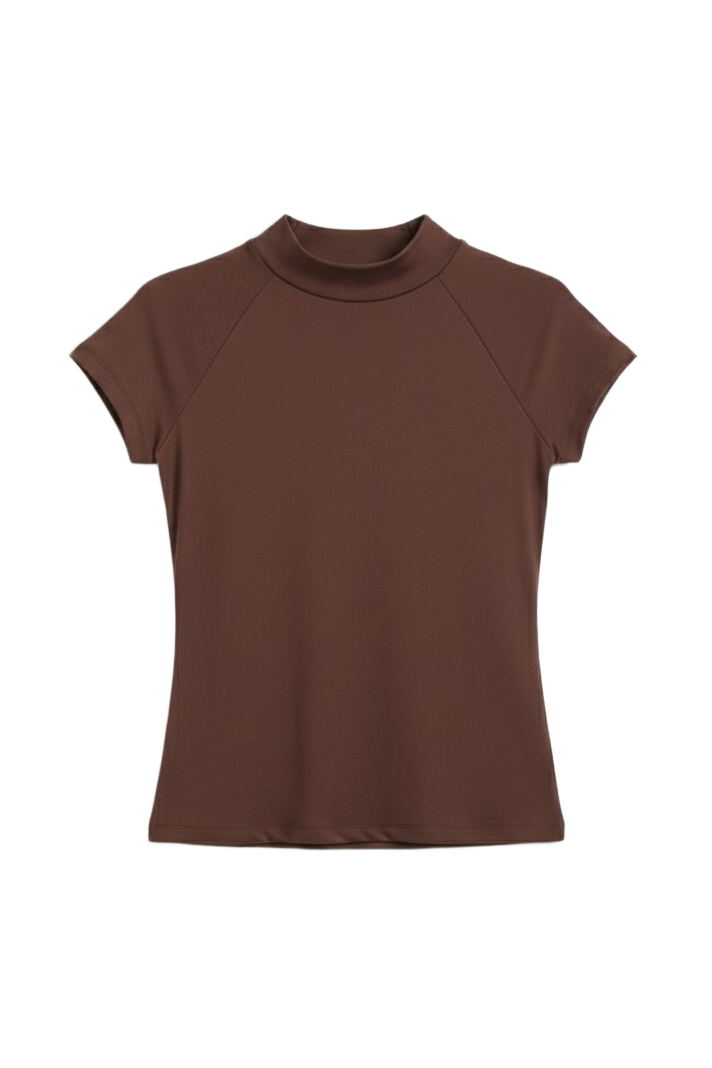Slim Fit High Neck Top