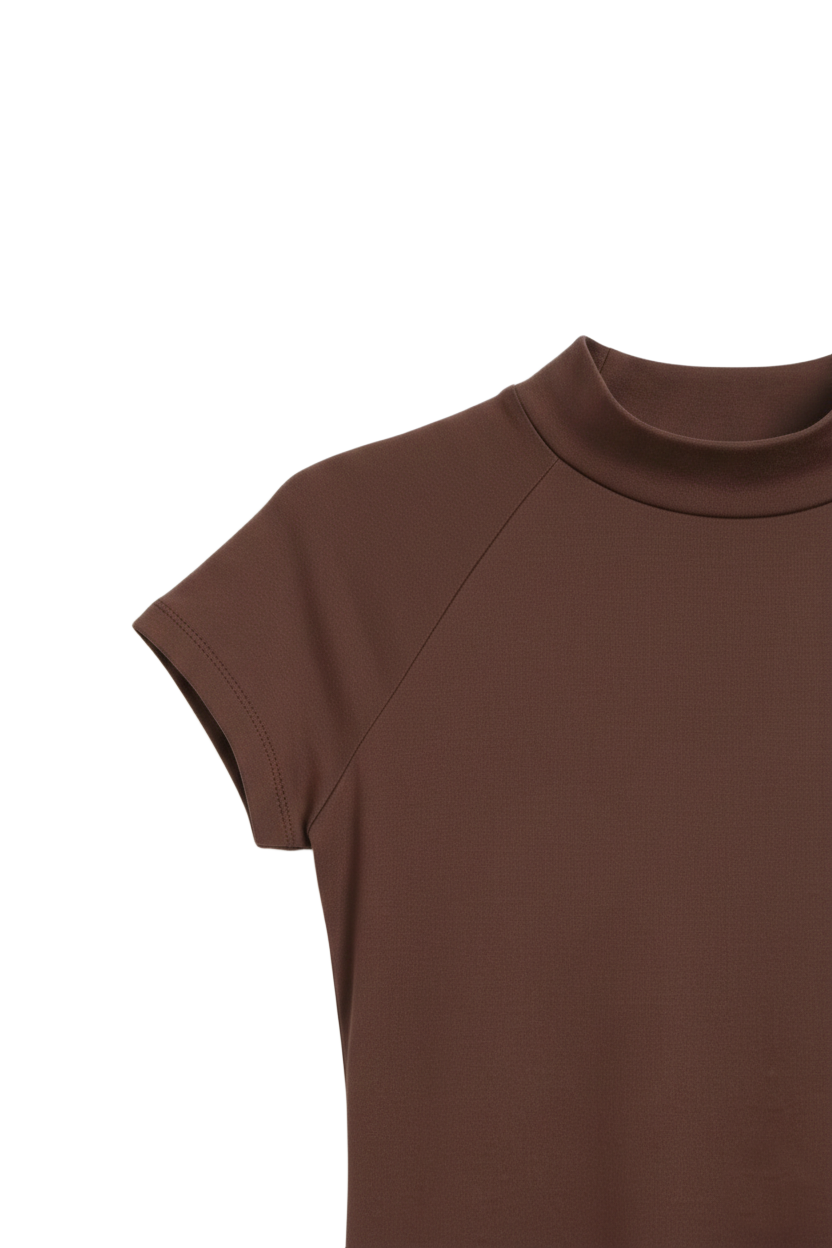 Slim Fit High Neck Top