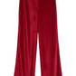 Velvet Flare-Leg Pants