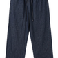 Denim Wide-Leg Pants