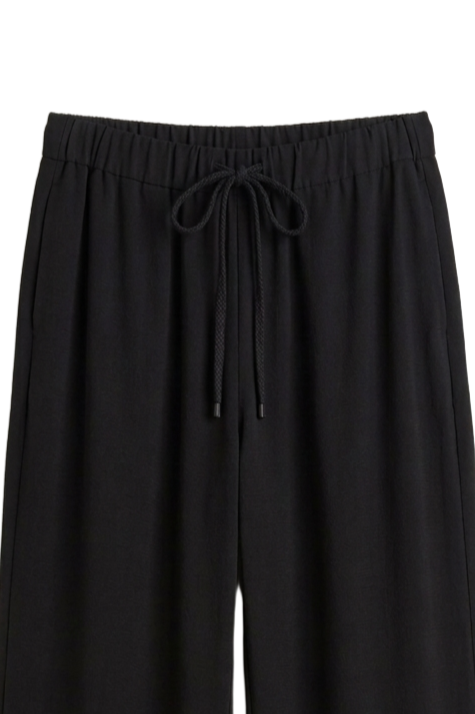 Relaxed Fit Wide-Leg Pants