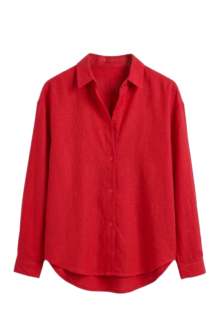 Dropped-Shoulder Relaxed Shirt