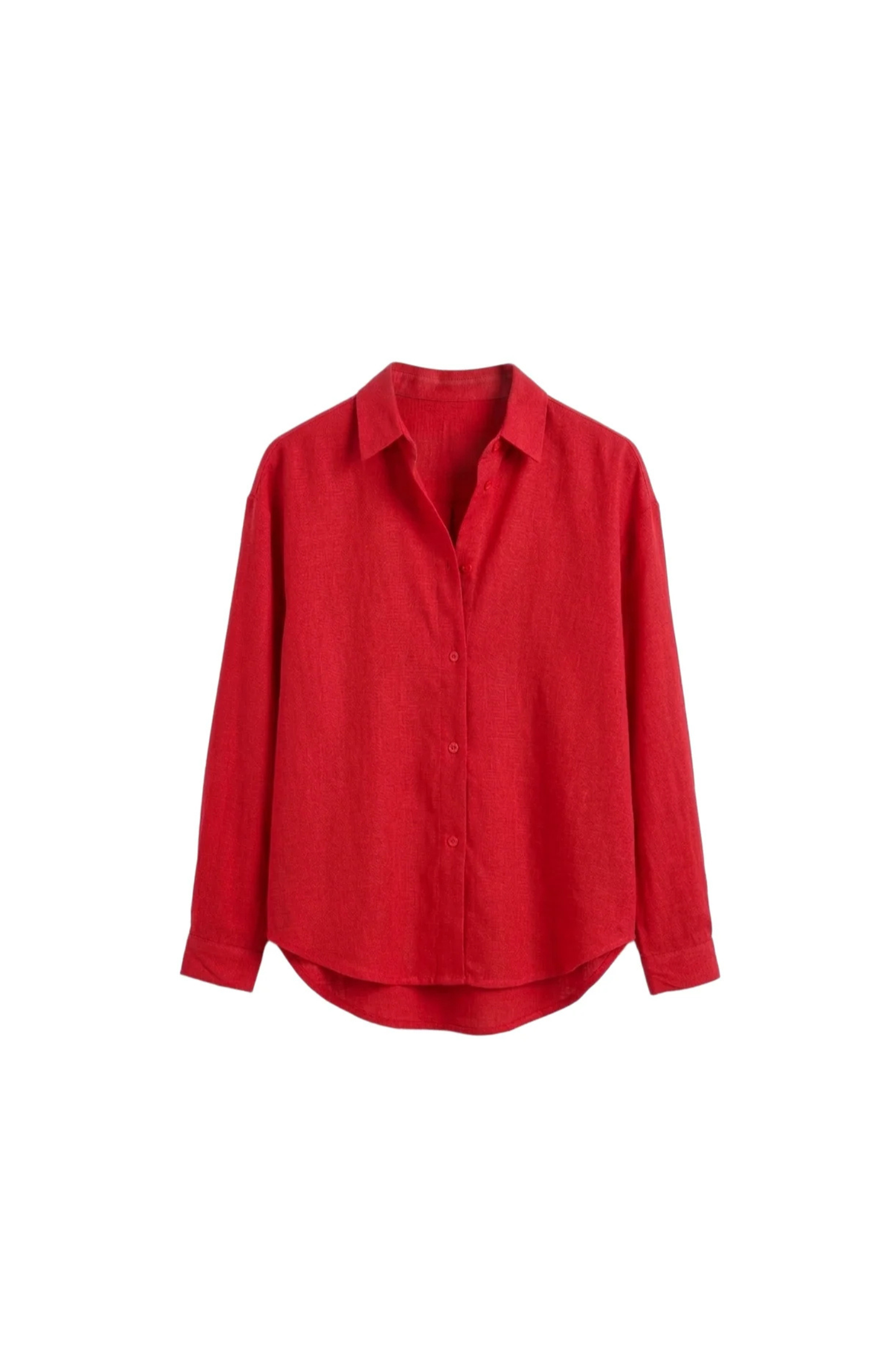 Dropped-Shoulder Relaxed Shirt
