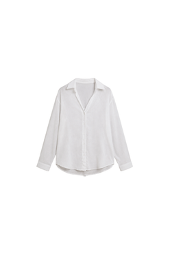 Dropped-Shoulder Relaxed Shirt