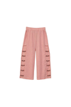 Beaded Cut-Out Pants