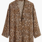Relaxed Leopard Cardigan