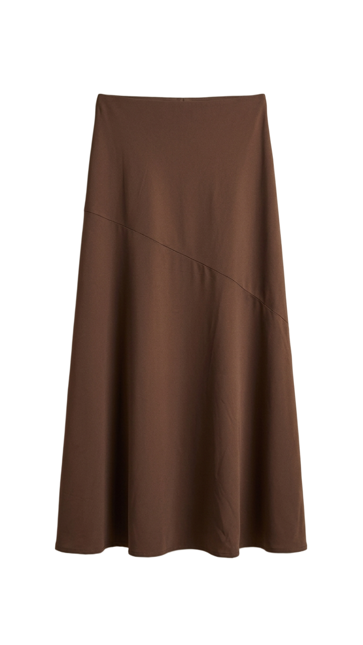 Soft Flowy Midi Skirt