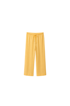 Drawstring Wide-Leg Pants