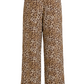 Leopard Pattern Drawstring Pants