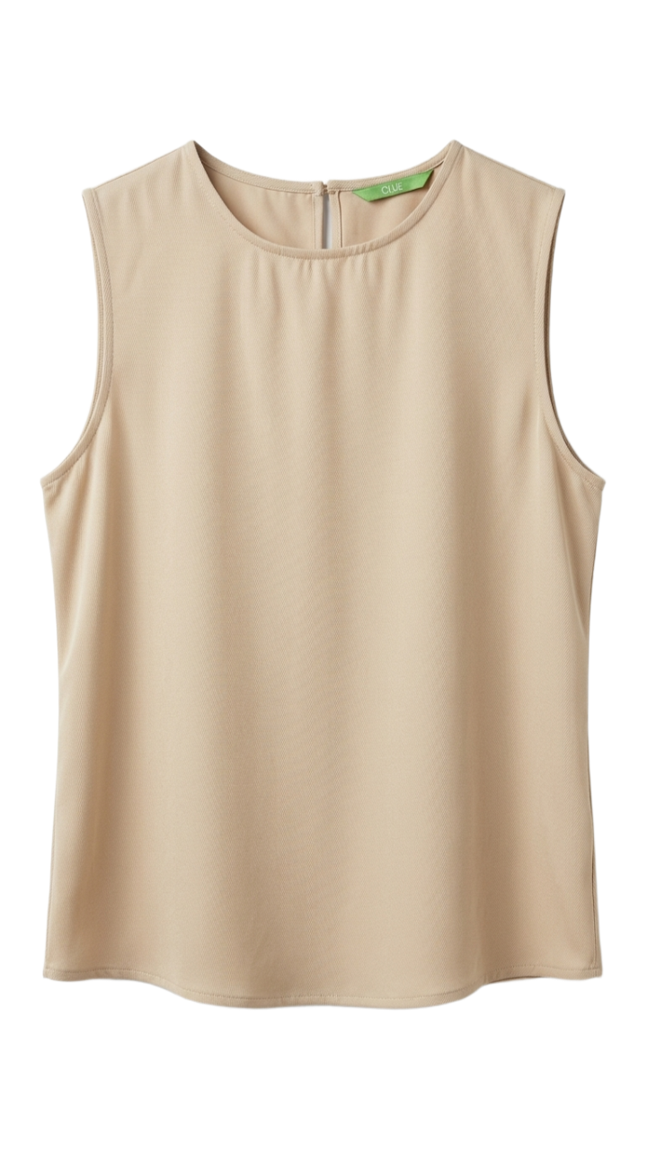 Sleeveless Viscose Blouse