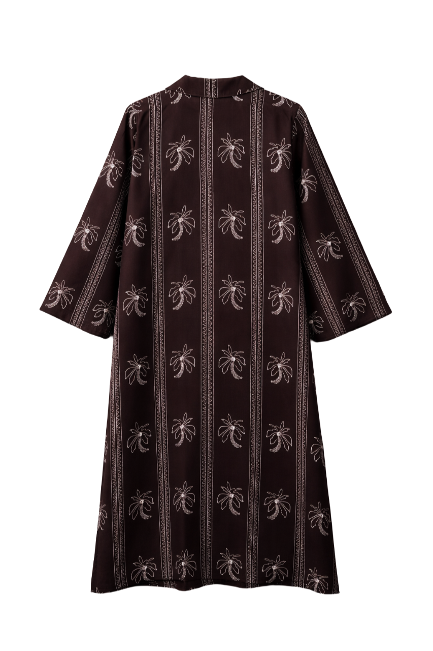 Palm-Print Kimono