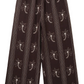 Palm Print Wide-Leg Pants