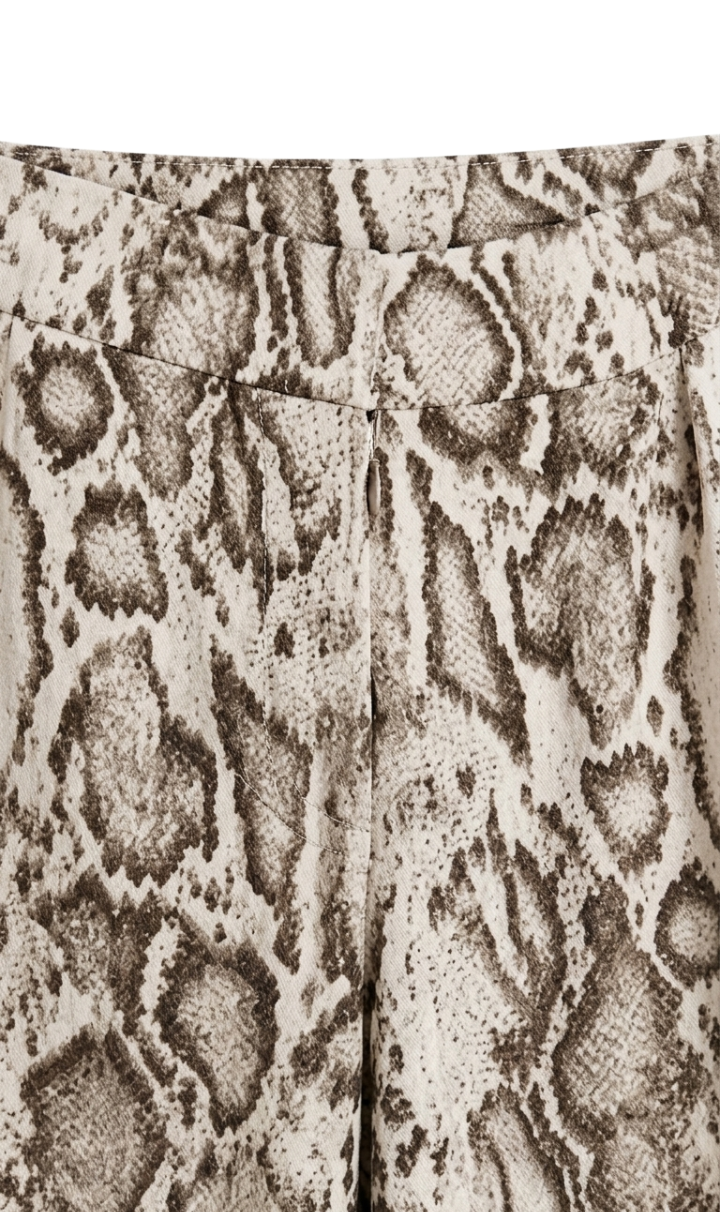 Snake-Print Pants