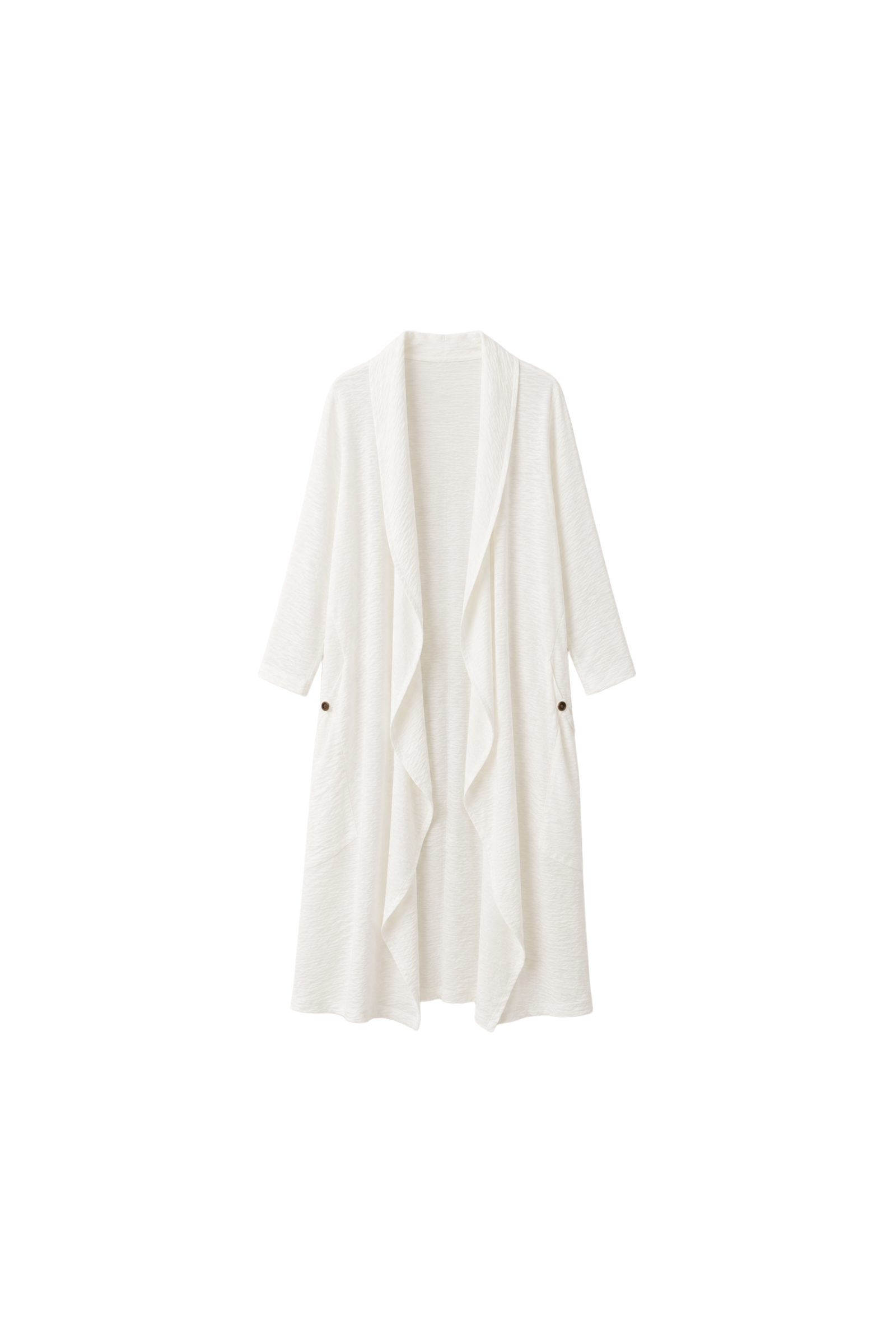 Draped Long Cardigan